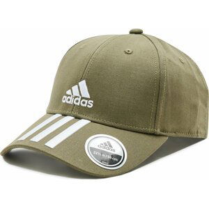 Kšiltovka adidas BASEBALL 3-STRIPES TWILL CAP IC4366 olive strata/white