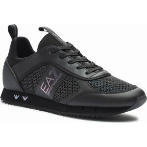 Sneakersy EA7 Emporio Armani X8X027 XK050 S858 Triple Black+Iridesc