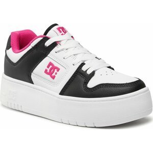 Sneakersy DC Manteca4 Pltfrm ADJS100156 Black/White/Pink KWP