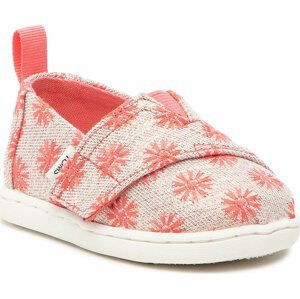 Polobotky Toms Alpargata 10016432 Coral Twill