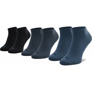 Sada 3 párů pánských ponožek Puma 906807 16 Denim Blue