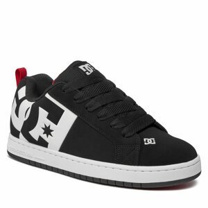 Sneakersy DC Ct Graffik Sq ADYS100442 Black/White/Red BW5