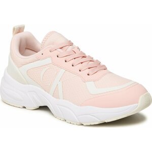 Sneakersy Calvin Klein Jeans Retro Tennis Over Mesh Wn YW0YW00946 Peach Blush/Creamy White 0JV