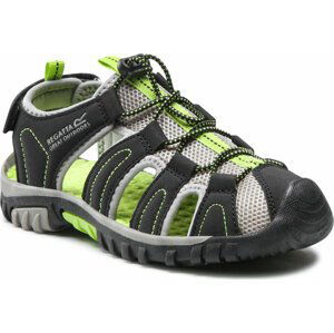 Sandály Regatta Westhore Jnr RKF600 Black/Lime Green 03Y