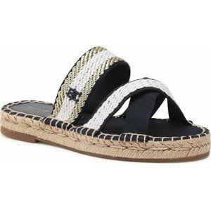 Espadrilky Tommy Hilfiger Golden Webbing Sandal FW0FW07096 Space Blue DW6