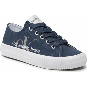 Tenisky Calvin Klein Jeans Low Cut Lace-Up Sneaker V3X9-80125-0890 M Blue 800