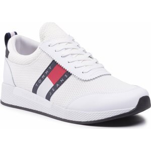 Sneakersy Tommy Jeans Flexi Runner EM0EM00959 White YBR