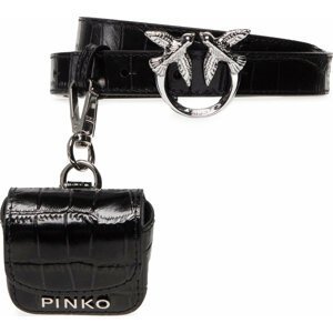 Dámský pásek Pinko Brevis H2 Belt 1H2140 A03I Nero Limousine/Shiny Nickel Z99N