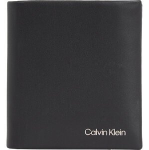 Pánská peněženka Calvin Klein Ck Concise Trifold 6Cc W/Coin K50K510593 Ck Black BAX