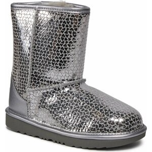 Boty Ugg Classic II Gel Hearts 1151613K Slvr