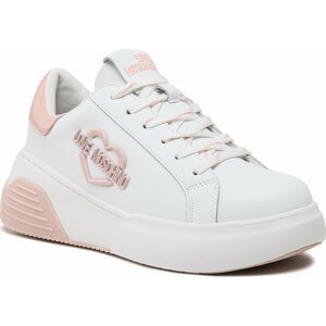 Sneakersy LOVE MOSCHINO JA15105G1HIA110E Bianco/Cipria