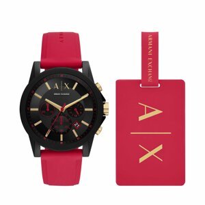 Hodinky Armani Exchange Outerbanks AX7152SET Black/Red