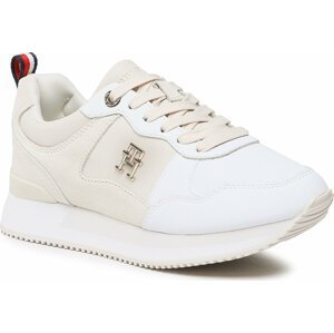 Sneakersy Tommy Hilfiger Th Essential Runner FW0FW06860 Feather White AF4
