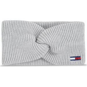 Textilní čelenka Tommy Jeans Tjw Flag Headband AW0AW15475 Silver Grey P03