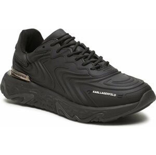 Sneakersy KARL LAGERFELD KL52416 Black Lthr/Mono