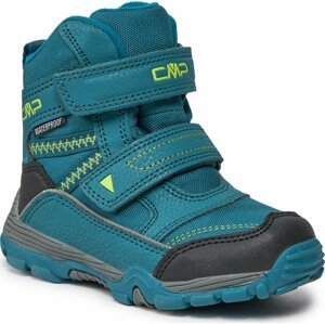 Sněhule CMP Pyry Snow Boot Wp 38Q4514 Petrol-Yellow Fluo 19LP