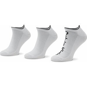 Sada 3 párů pánských vysokých ponožek Calvin Klein 701218724 Bílá