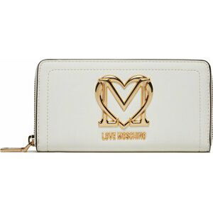 Velká dámská peněženka LOVE MOSCHINO JC5721PP0HKG0120 Offwhite