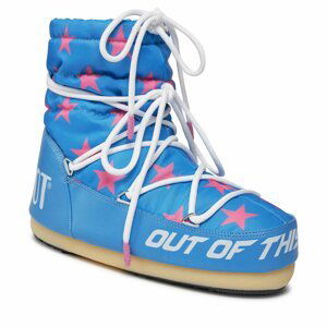 Sněhule Moon Boot Light Low Stars 14601700001 Alaskan Blue / Pink 001