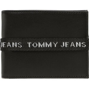 Velká pánská peněženka Tommy Jeans Tjm Essential Cc & Coin AM0AM11218 Černá