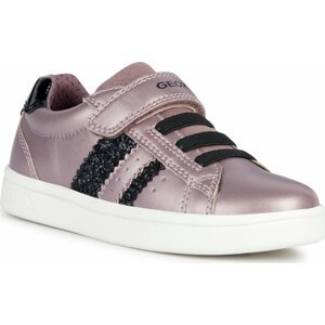 Sneakersy Geox J Djrock Girl J354ME 0NFEW C8F9B D Dk Pink/Black