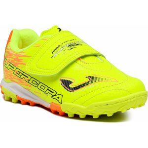 Boty Joma Supercopa Jr 2309 SCJS2309TFV Lemon Fluor Orange Turf