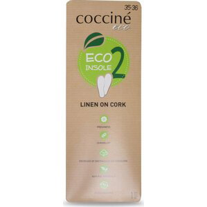 Vložky Coccine Eco Insole 2 Linen On Cork Hnědá