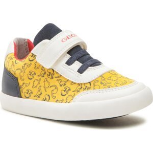 Sneakersy Geox B Gisli Boy B021NA01054C0592 S White/Yellow
