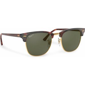 Sluneční brýle Ray-Ban Clubmaster 0RB3016 990/58 Tortoise/Green Classic