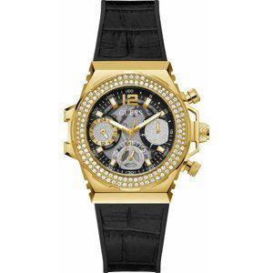 Hodinky Guess Fusia GW0553L4 BLACK/GOLD