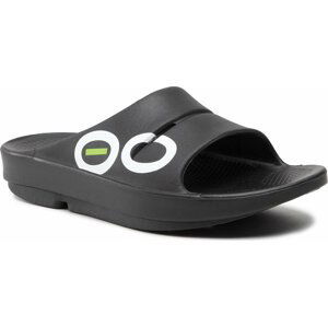 Nazouváky OOfos Ooahh Sport Intl Last Black/White