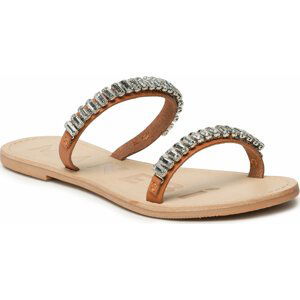 Nazouváky Manebi Sandals U 9.4 Y0 Tan 2 Bands