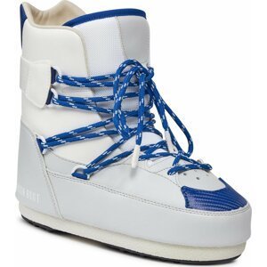 Sněhule Moon Boot Sneaker Mid 14028200003 White/Lt.Grey/Blue