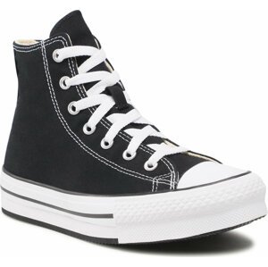 Plátěnky Converse Ctas Eva Lift Hi 272855C Black/White/Black