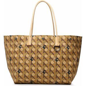 Kabelka Tory Burch Canvas Basketweave Tote 139623 Tan Basketwave 200