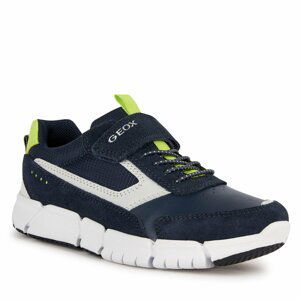 Sneakersy Geox J Flexyper Boy J359BA 05422 C0749 M Navy/Lime