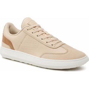 Sneakersy Tommy Hilfiger Corporate Seasonal Cup Leather FM0FM04491 Tuscan Beige AF6