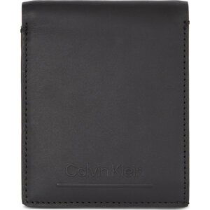 Pánská peněženka Calvin Klein Ck Must Bifold 5Cc W/Coin K50K510877 Ck Black Check BAX