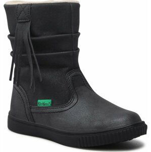 Kozačky Kickers Rumby 830170-30 Noir Brillant 81