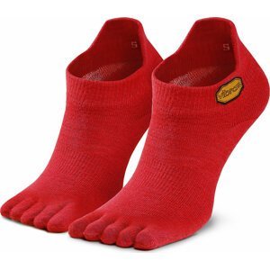 Nízké ponožky Unisex Vibram Fivefingers Athletic No Show S18N04 Red