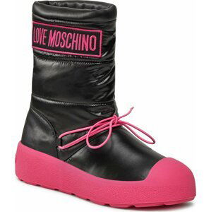 Sněhule LOVE MOSCHINO JA15855H0HIN000C Nero/Fuxia