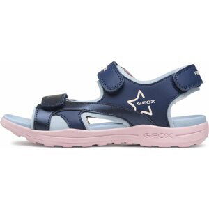 Sandály Geox J Vaniett Girl J256AA054AJC0694 D Navy/Pink