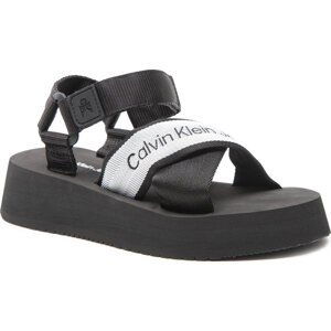 Sandály Calvin Klein Jeans Prefresato Sandal YW0YW00671 Black BDS