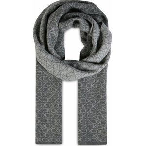 Šál Calvin Klein Ck Monogram Wool Scarf 30x180 K50K509703 PTR