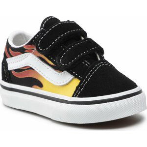 Tenisky Vans Old Skool V VN0A344KPHN1 (Flame) Black/Black/Tr Wht