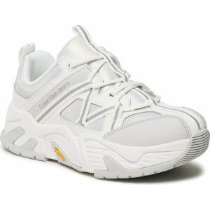 Sneakersy Calvin Klein Jeans Chunky Run Vibram Lace Refl Wn YW0YW01062 Bright White/Refective/Oyster M YBR