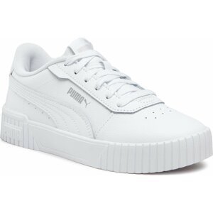 Sneakersy Puma Carina 2.0 Jr 386185 02 Puma White/White/Silver