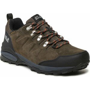 Trekingová obuv Jack Wolfskin Refugio Texapore Low M 4049851 Khaki/Phantom