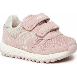 Sneakersy Geox B Alben Girl B023ZA02014C8556 M Rose/Off White