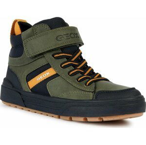 Sneakersy Geox J Weemble Boy J26HAA 0MEFU C0099 S Military/Yellow
